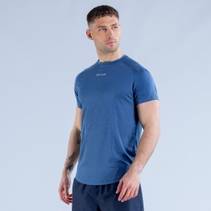 Camiseta DFYNE Stealth Training Hombre Azules | 873196BTU