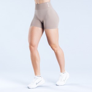 Shorts DFYNE Dynamic 4.5" Mujer Beige | 201839UEP