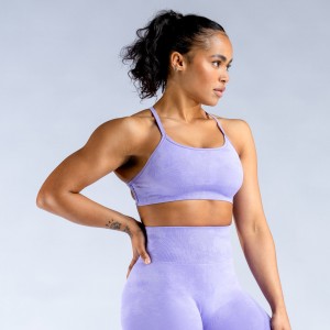 Sujetador Deportivo DFYNE Dynamic Mist Backless Mujer Blancas | 794326JZC