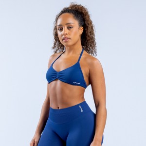 Sujetador Deportivo DFYNE Impact Strappy Mujer Azules | 297316ZOB