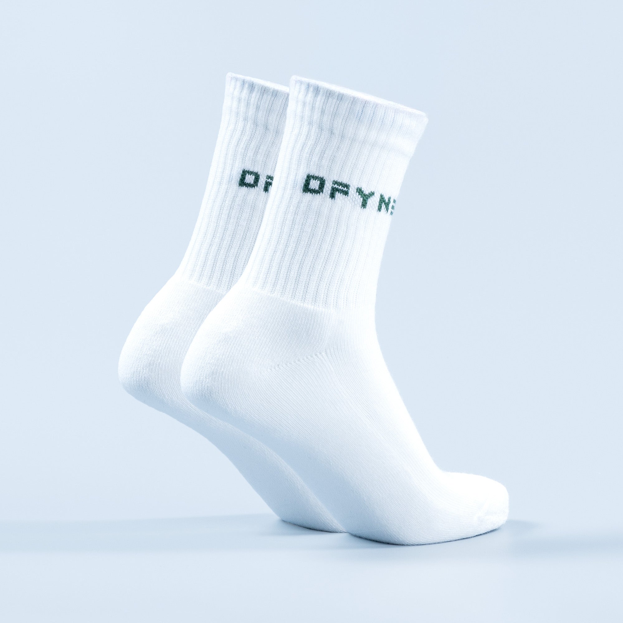 Calcetines DFYNE Revive Crew Mujer Blancas | 326408UTF