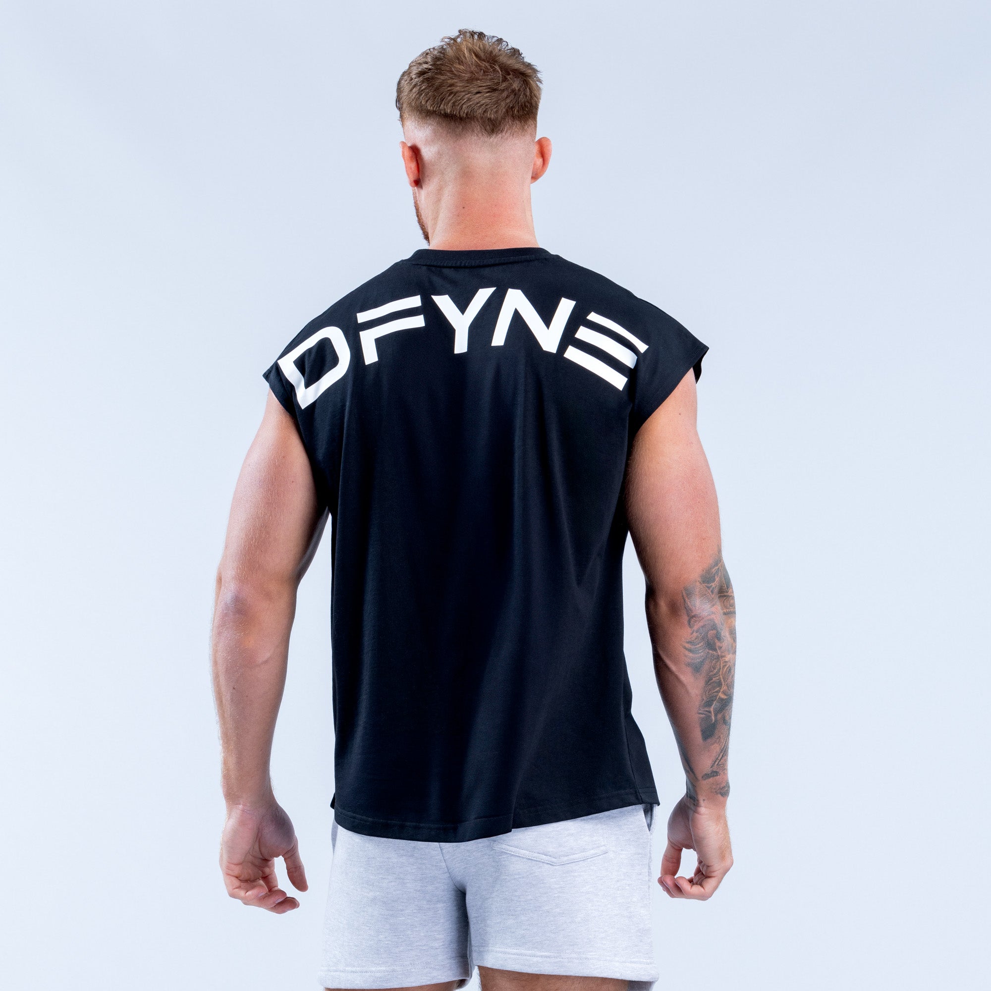 Camiseta sin Manga DFYNE Signature Hombre Negras | 560342FTG