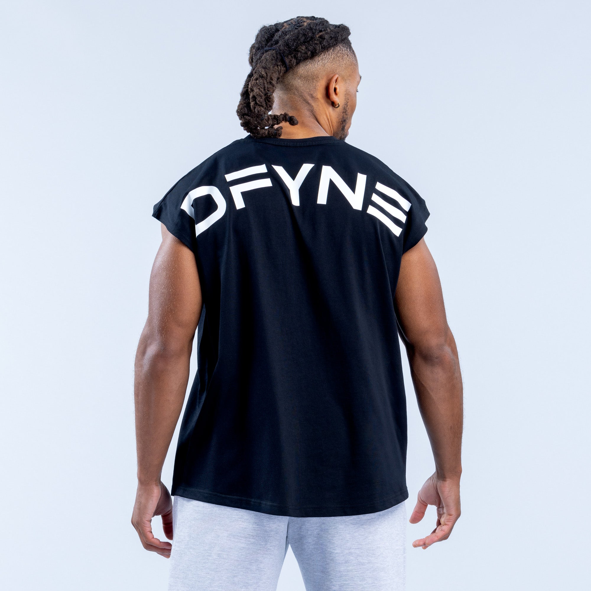 Camiseta sin Manga DFYNE Signature Hombre Negras | 560342FTG