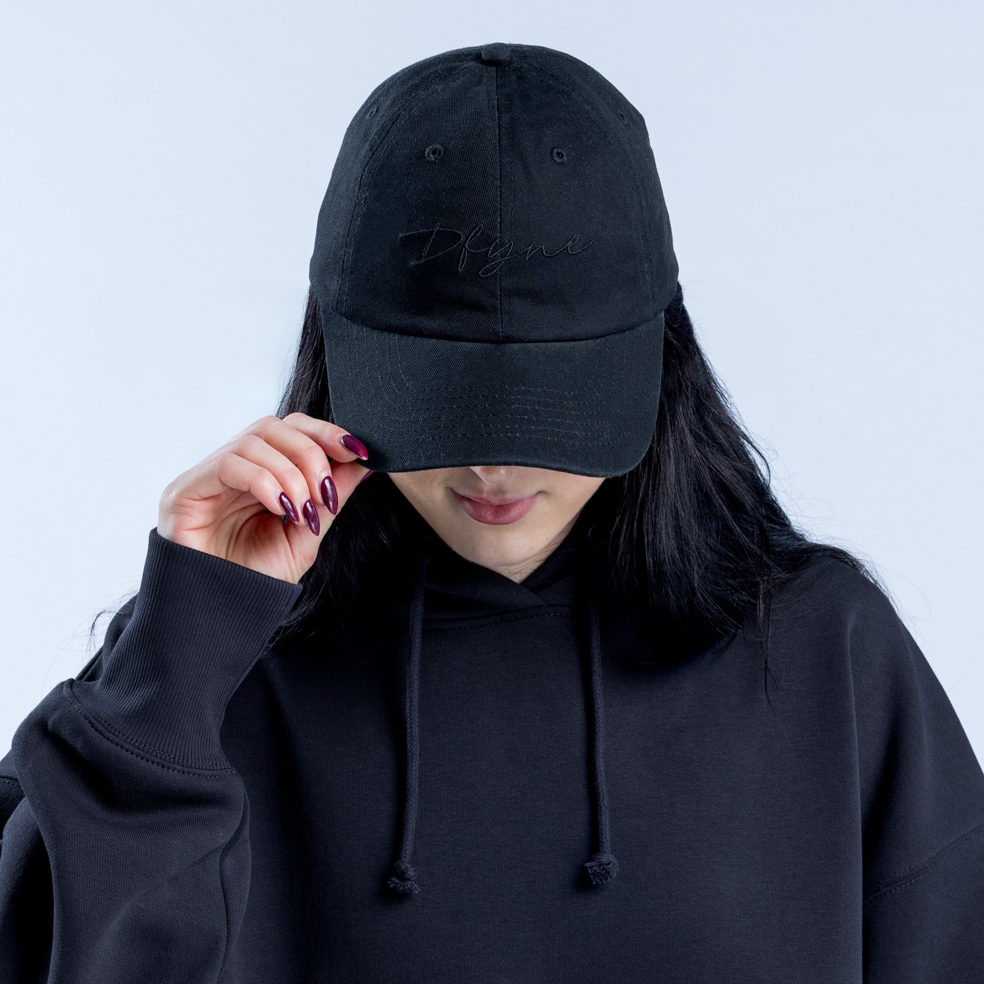 Gorra DFYNE Script Mujer Negras | 137849KIU