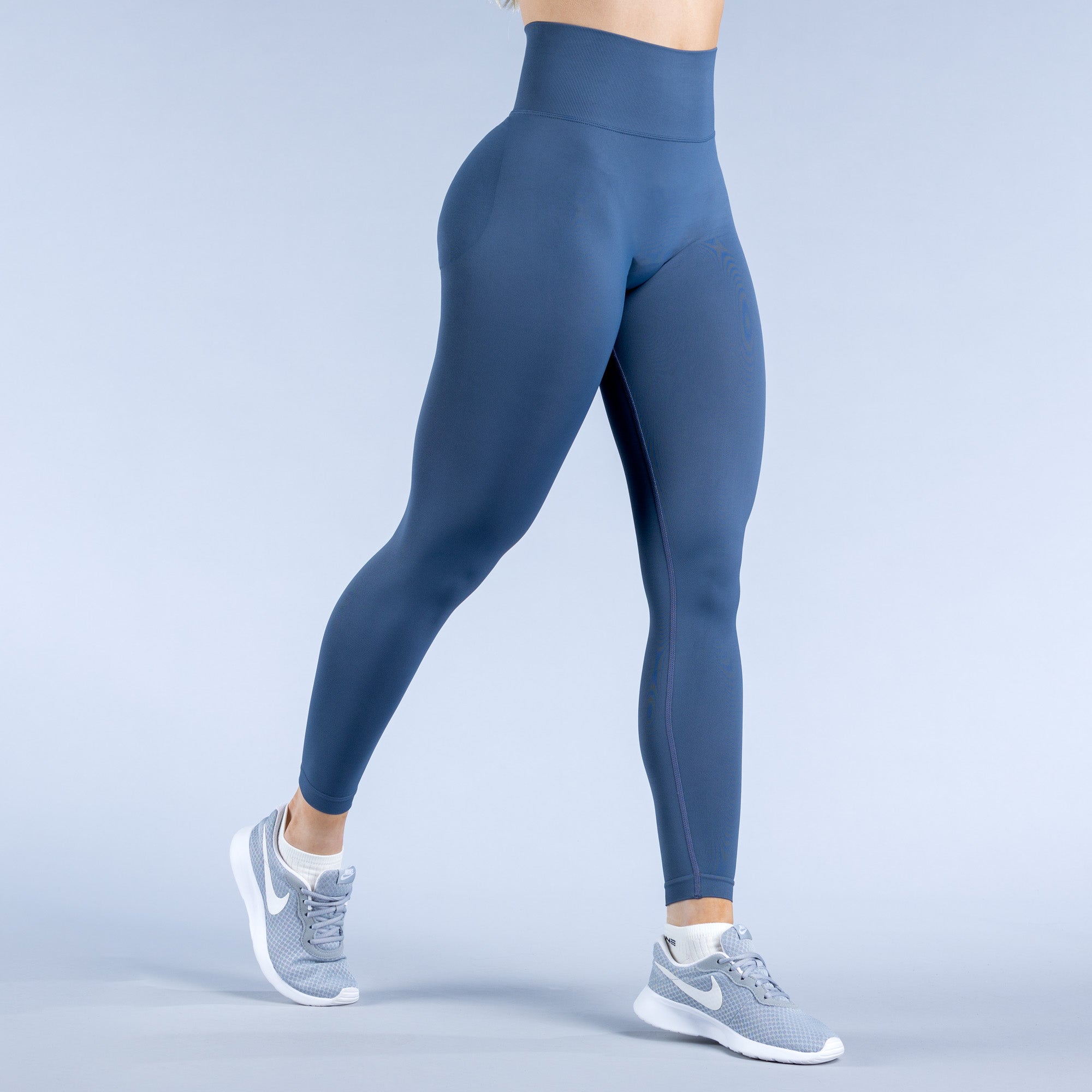 Leggins DFYNE Dynamic Mujer Azules Oscuro | 689327QPI