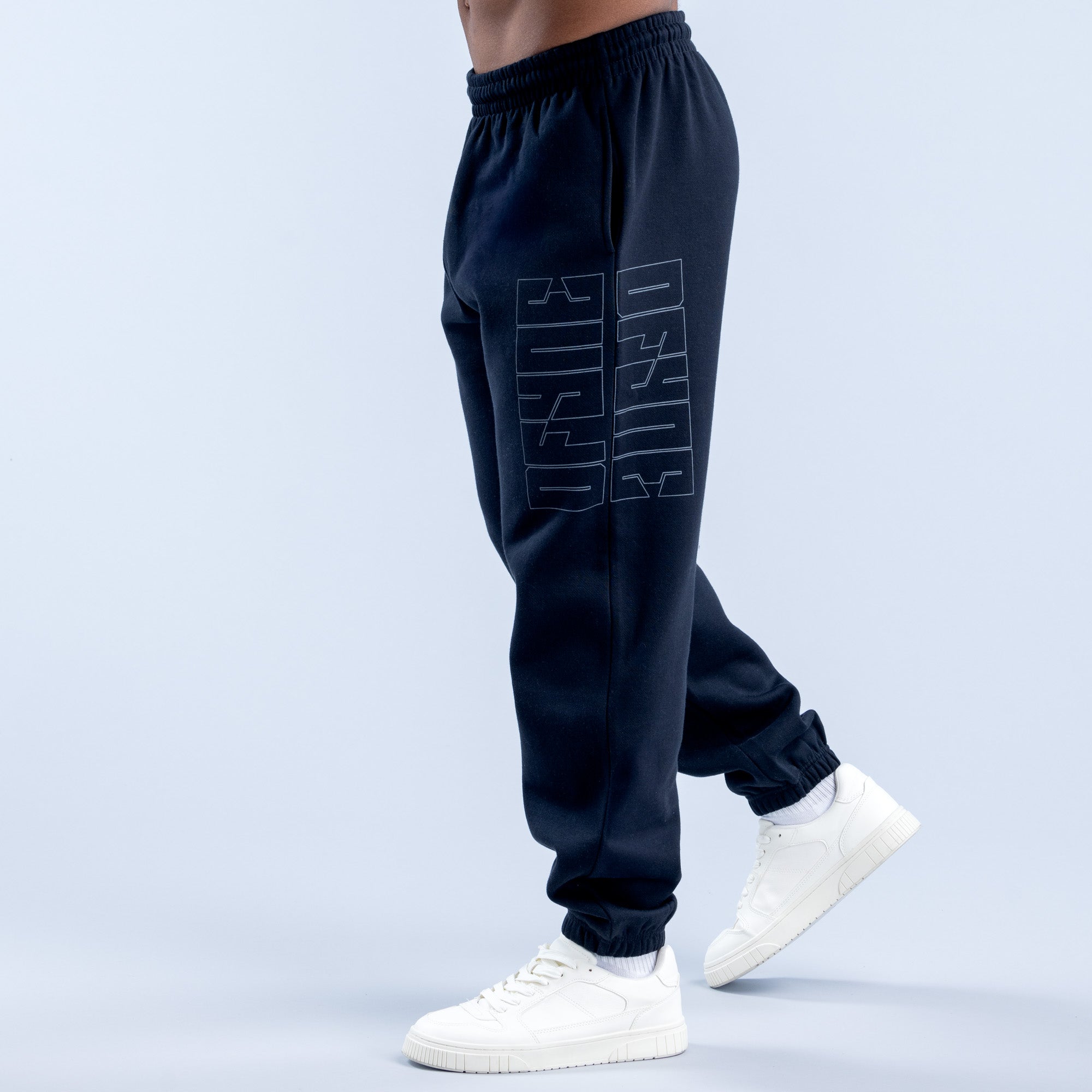 Pantalon Jogger DFYNE Recharge Graphic Hombre Negras | 378162XFZ