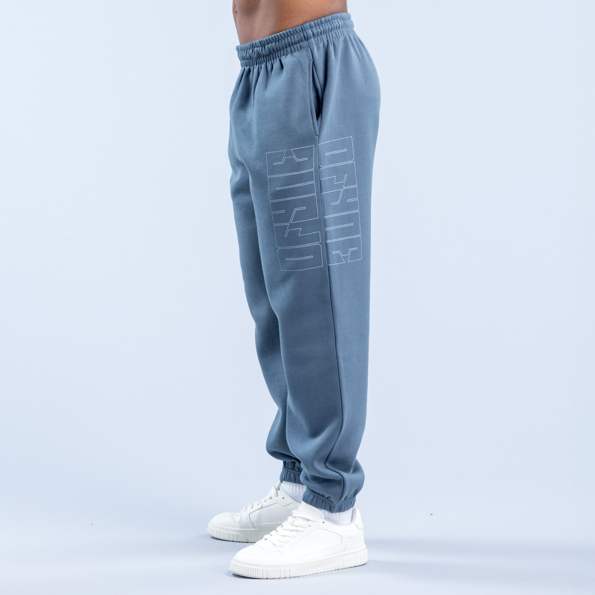 Pantalon Jogger DFYNE Recharge Graphic Hombre Gris | 376842BNO