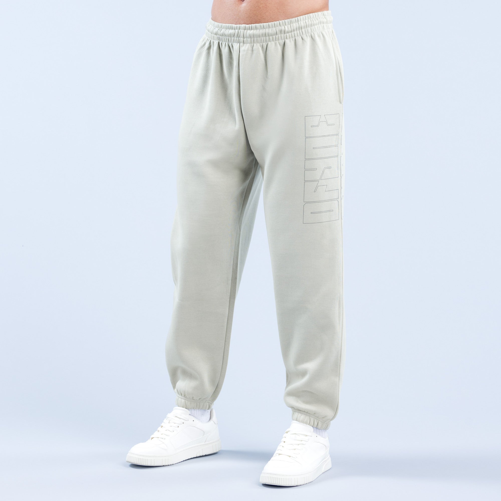 Pantalon Jogger DFYNE Recharge Graphic Hombre Gris | 682451EAD