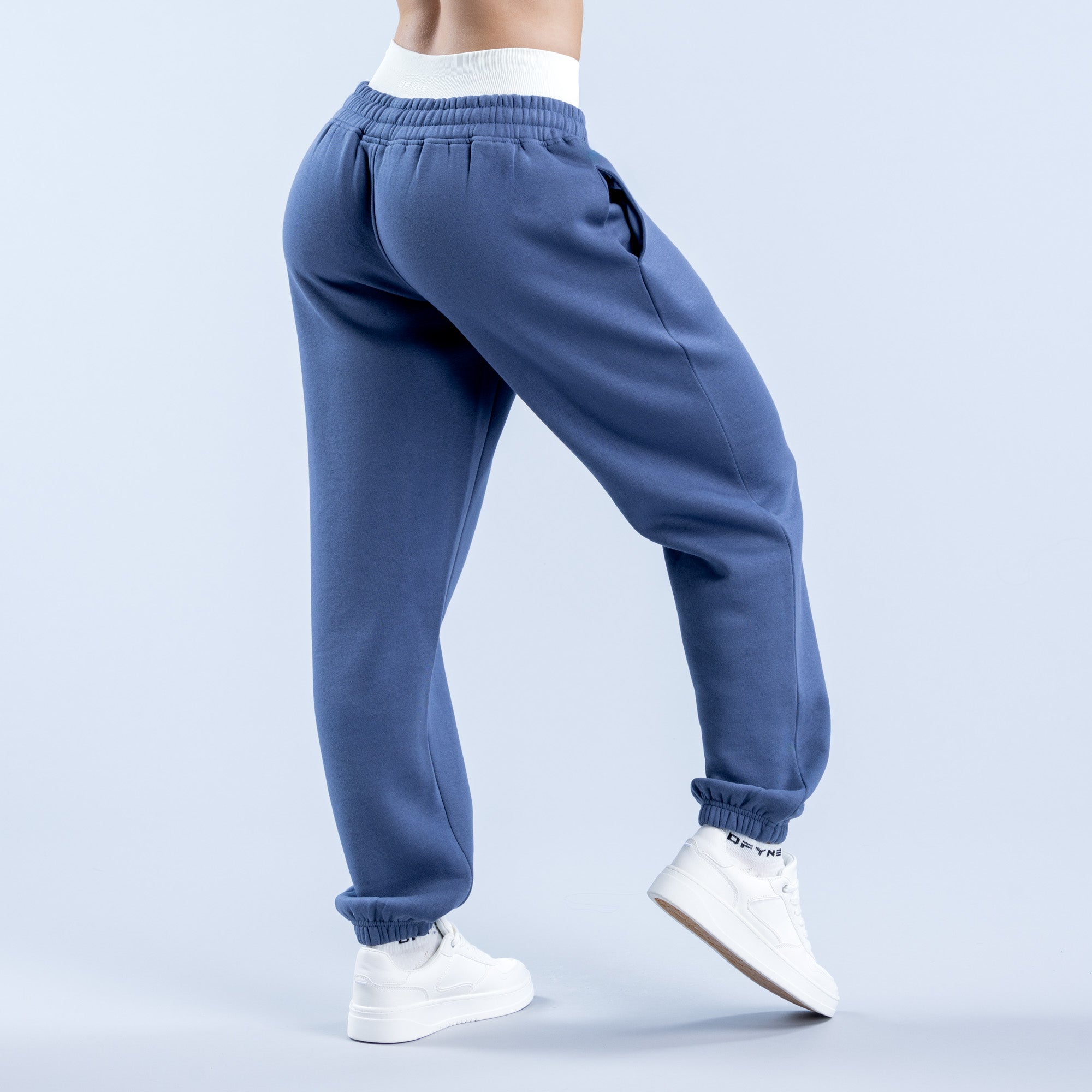 Pantalon Jogger DFYNE Revive Heavy Weight Mujer Azules Oscuro | 053189HOD