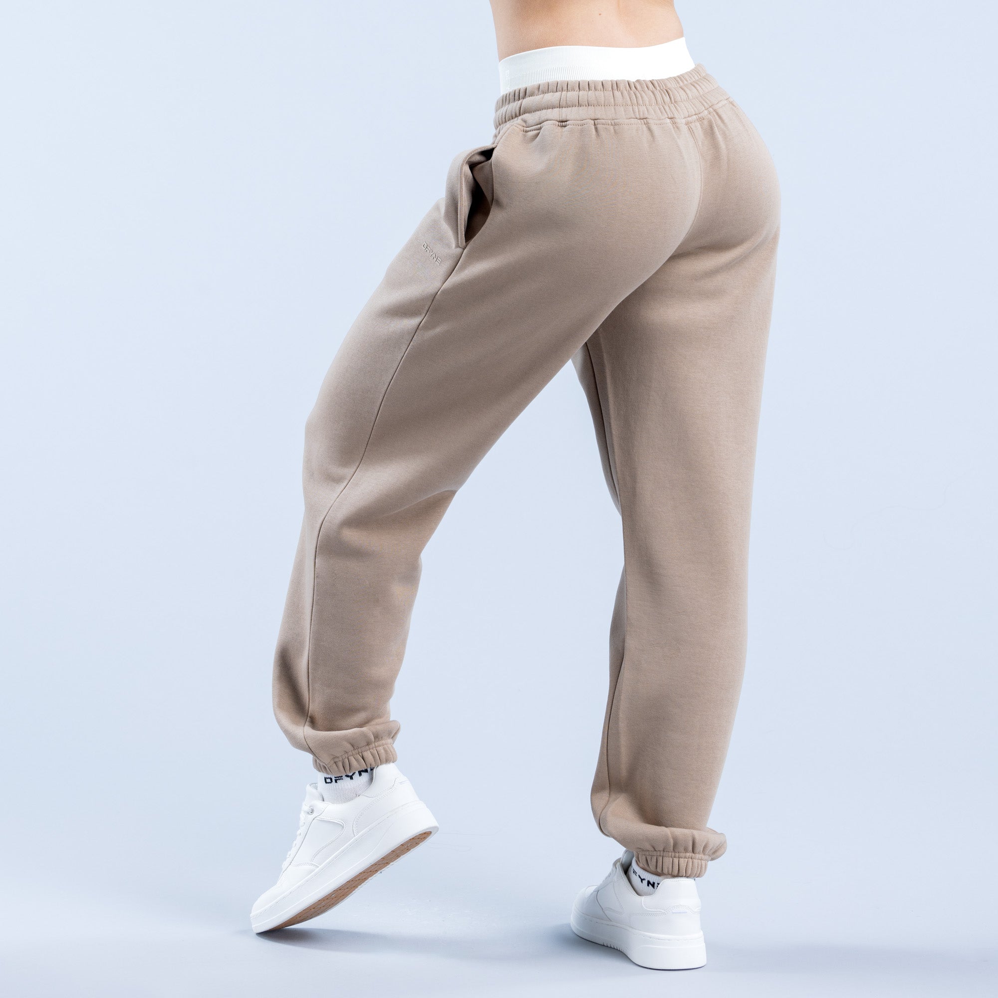 Pantalon Jogger DFYNE Revive Heavy Weight Mujer Beige | 861705WZI