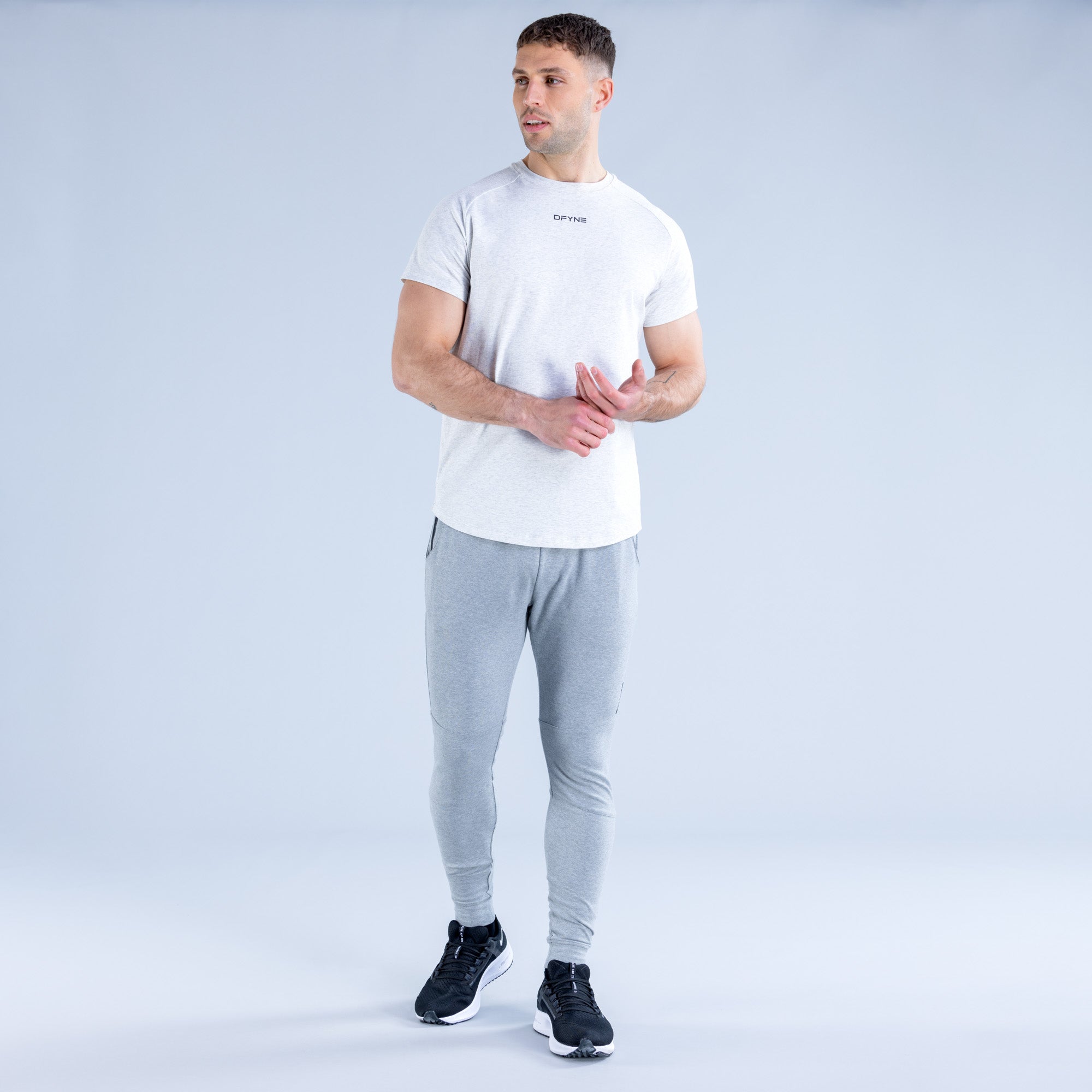 Pantalon Jogger DFYNE Stealth Tapered Hombre Gris | 481607KPY