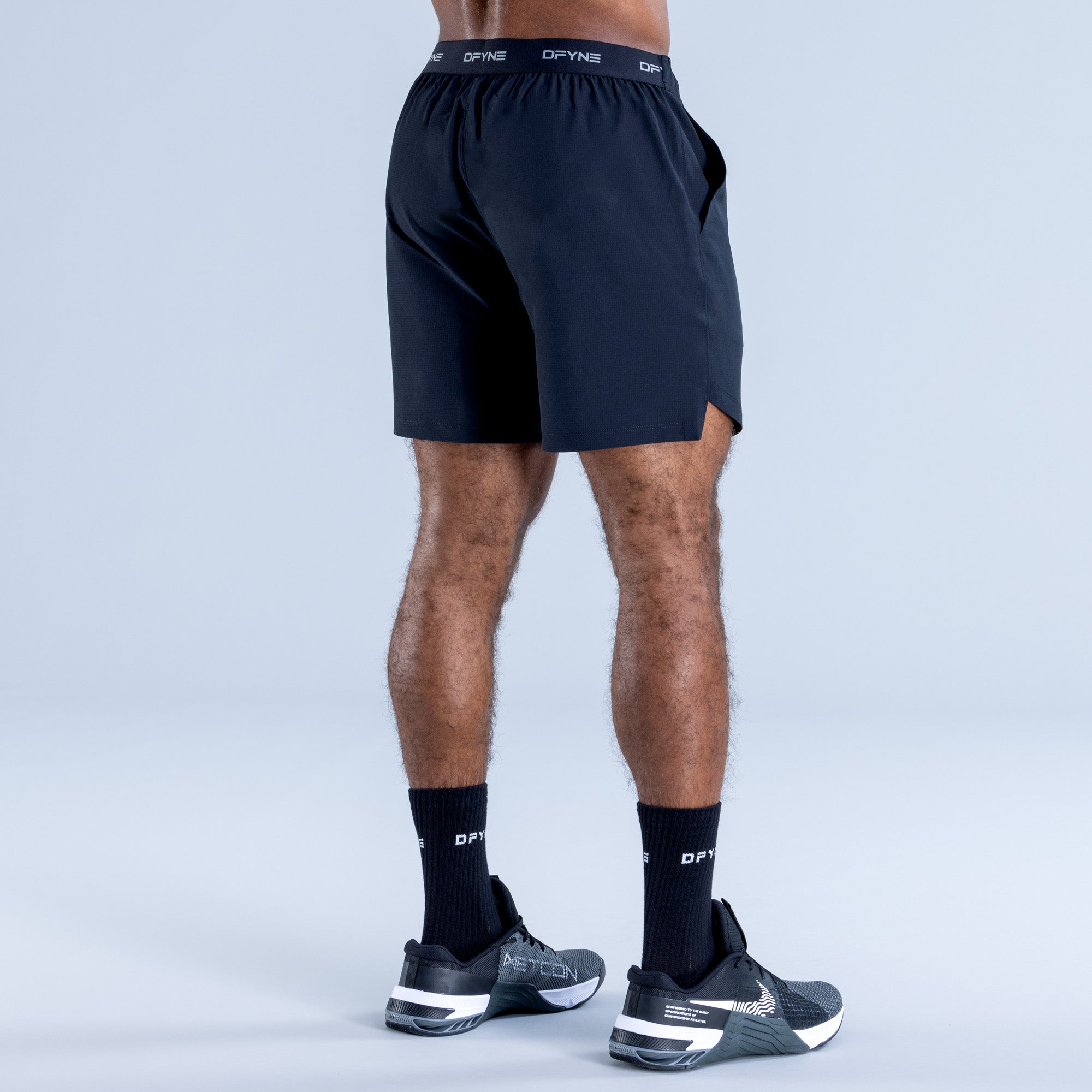 Shorts DFYNE Stealth Training Hombre Negras | 482570KLO