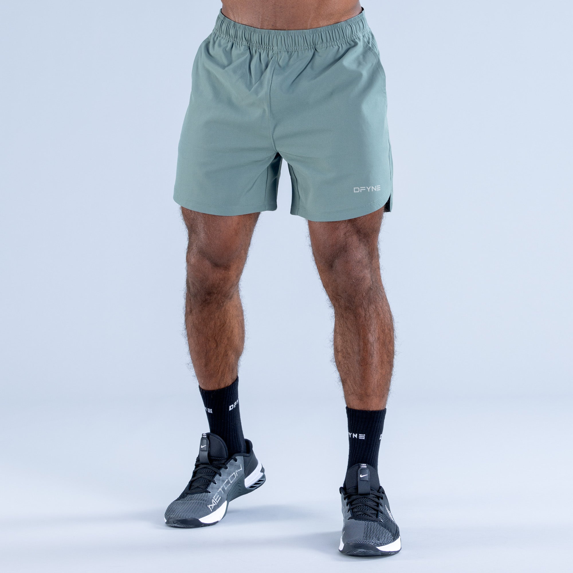 Shorts DFYNE Stealth Training Hombre Verde Oliva | 520914XFY