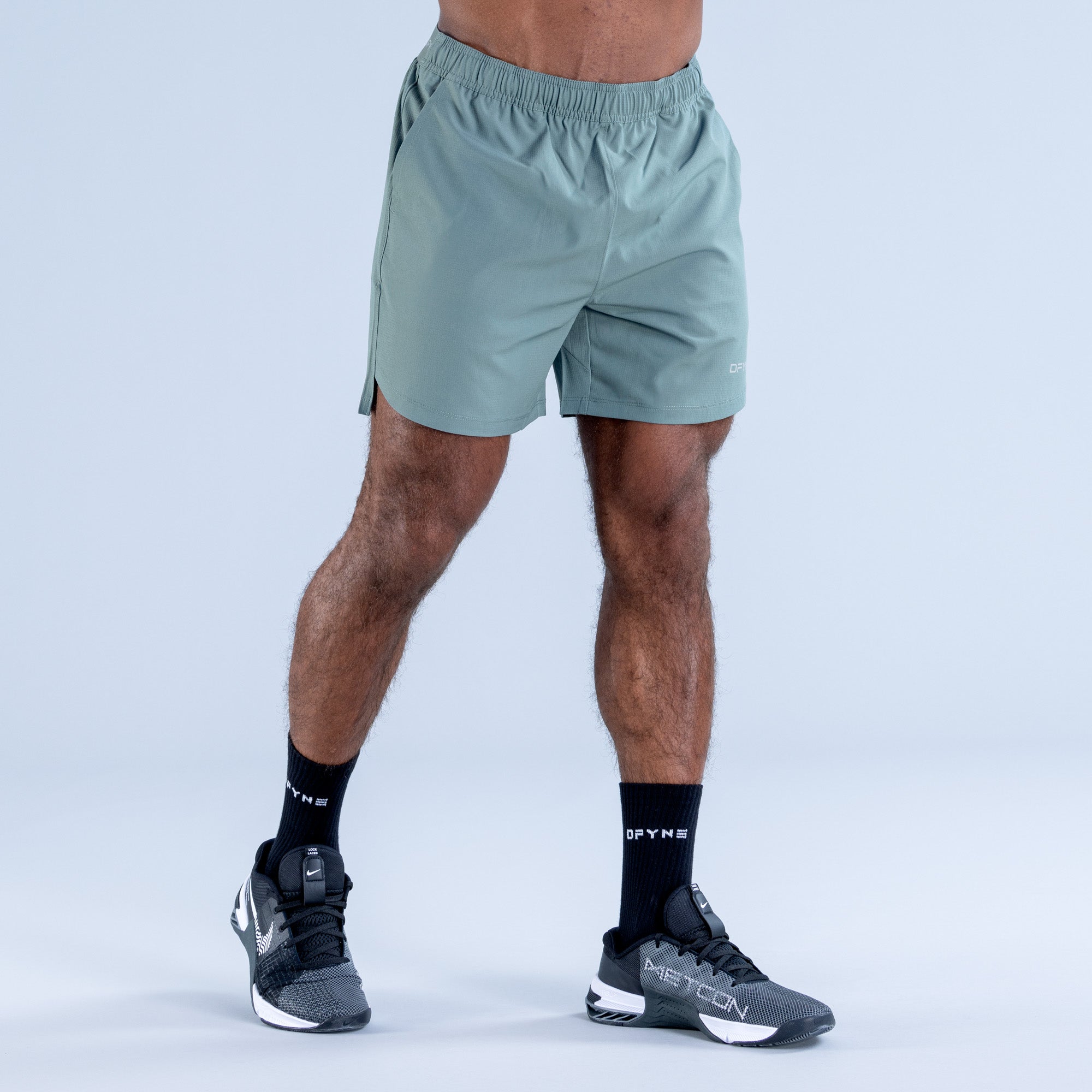 Shorts DFYNE Stealth Training Hombre Verde Oliva | 520914XFY