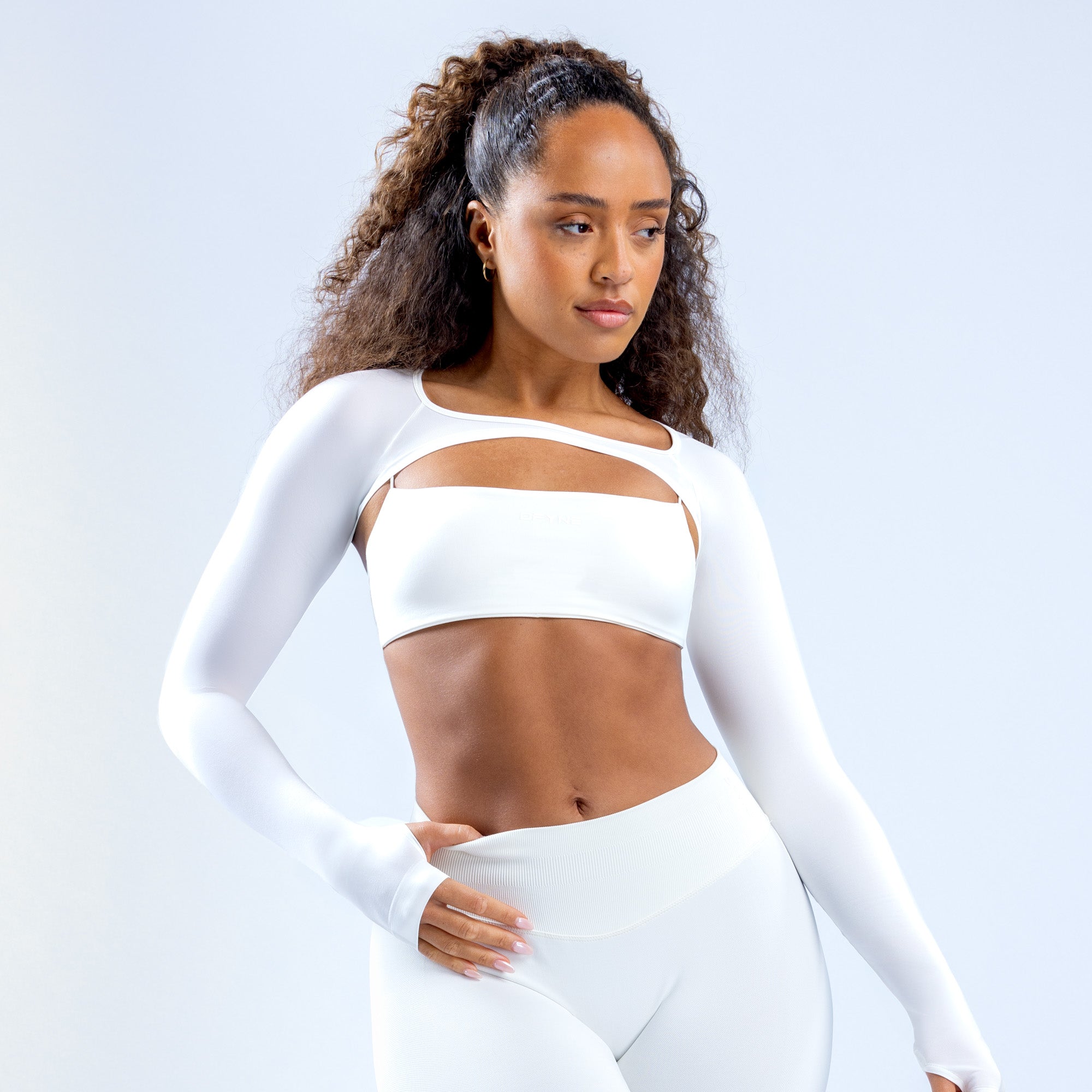 Shrug DFYNE Defy Long Sleeve Mujer Blancas | 740598KXY