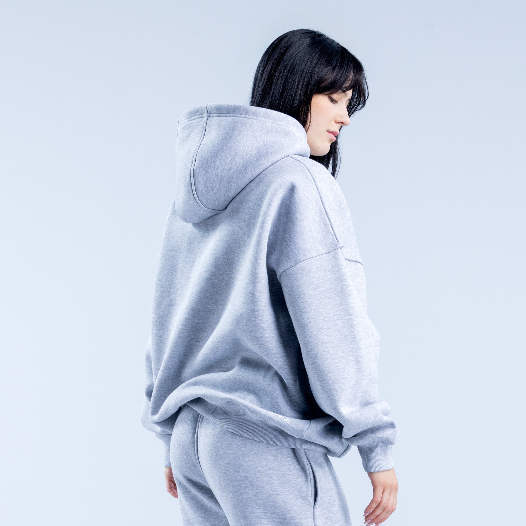 Sudadera con Capucha DFYNE Revive Heavy Weight Mujer Gris | 608175QEN