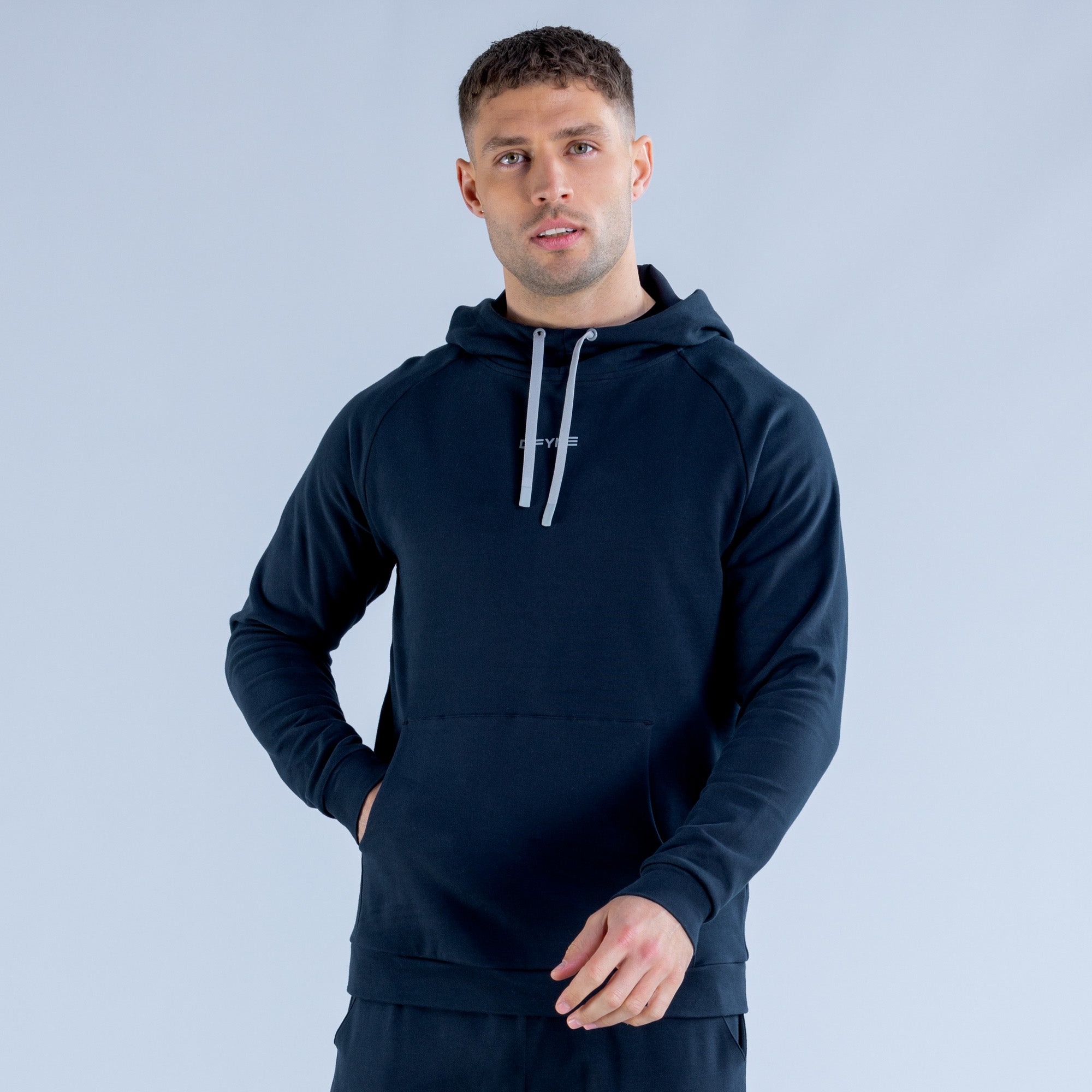 Sudadera con Capucha DFYNE Stealth Midweight Hombre Negras | 968521AWO