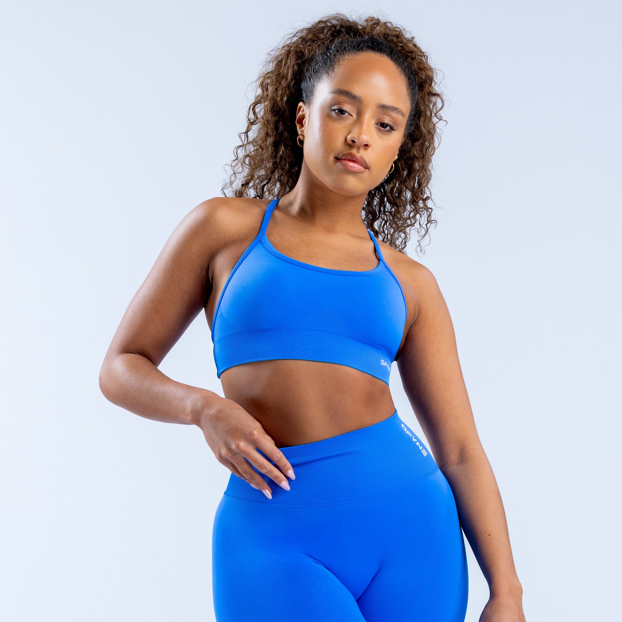 Sujetador Deportivo DFYNE Dynamic Backless Mujer Azules | 481509VOI