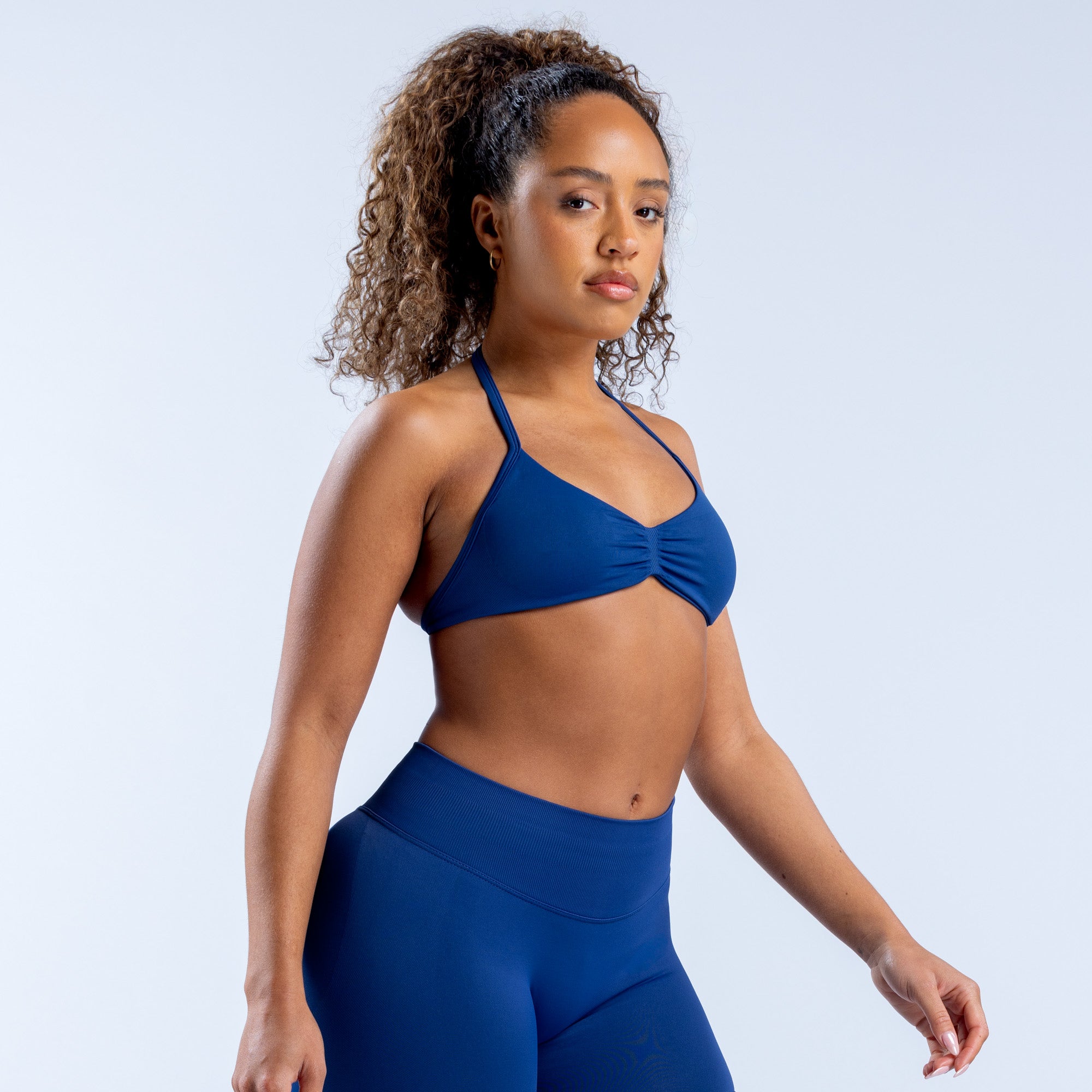 Sujetador Deportivo DFYNE Impact Strappy Mujer Azules | 297316ZOB