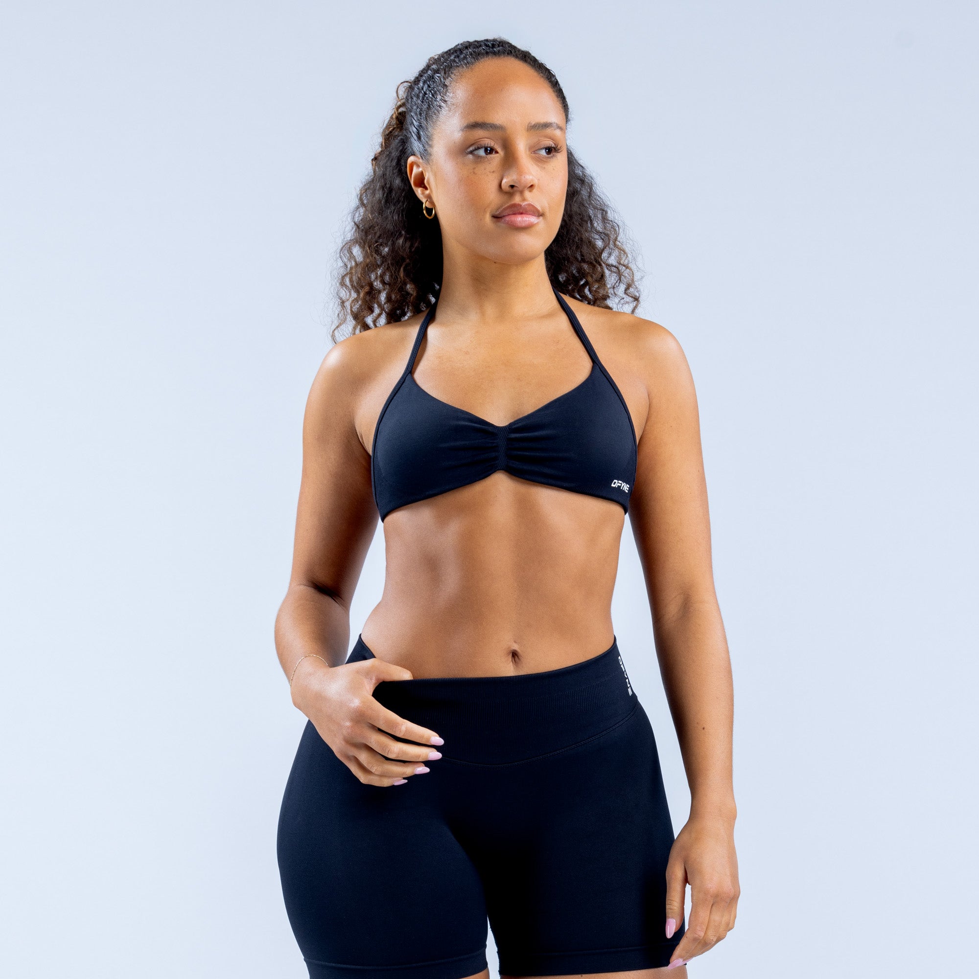 Sujetador Deportivo DFYNE Impact Strappy Mujer Negras | 029813HFG